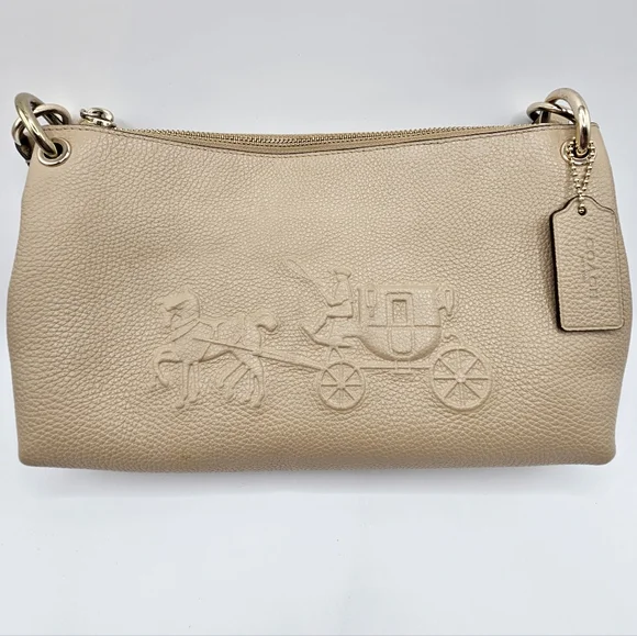 Coach Charley Crossbody With Embossed Horse And Carriage Design - Picture 1 of 13
